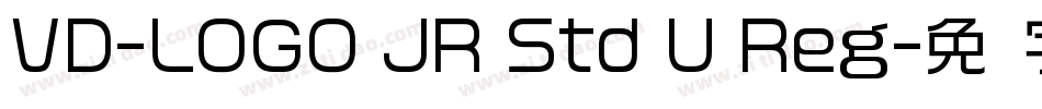 VD-LOGO JR Std U Reg字体转换